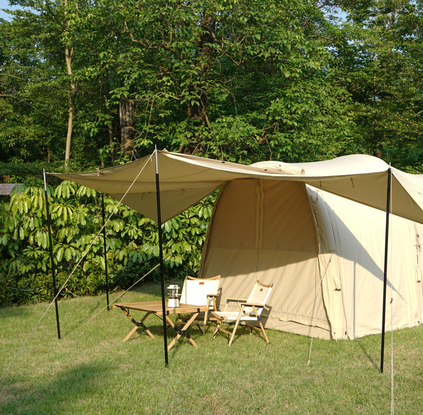MKCAMP 텐트 전용 도어 커튼 월 일체형 도어 커튼 천 또는 업그레이드 확장 차양 천 액세서리 (텐트와 함께 구매해야 함)
