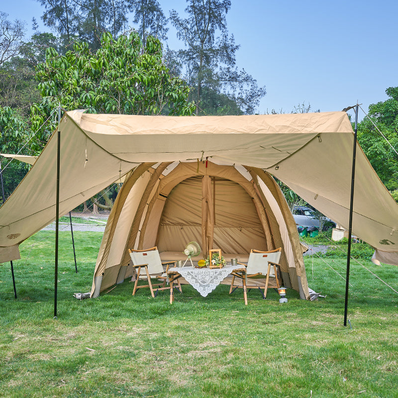 MKCAMP Electric Car Double Room Cotton Outdoor Large Space Rainproof SUV Model Y/X/3 Camping Tent