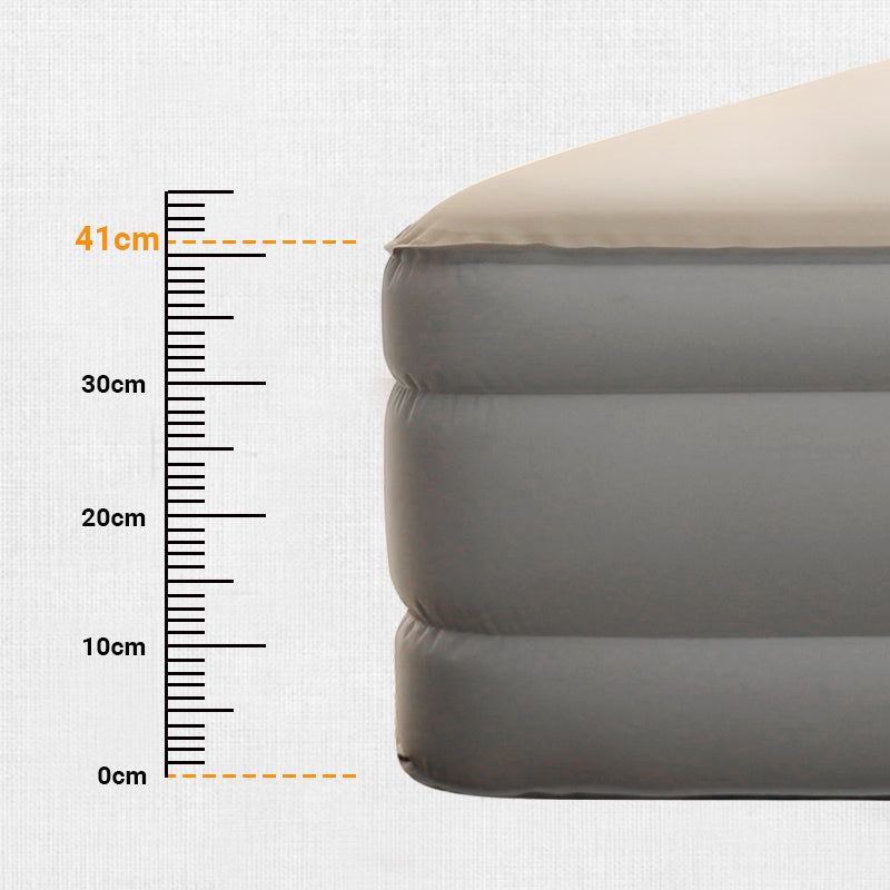 MKCAMP Comfortable Inflatable Double Layer Air Bed