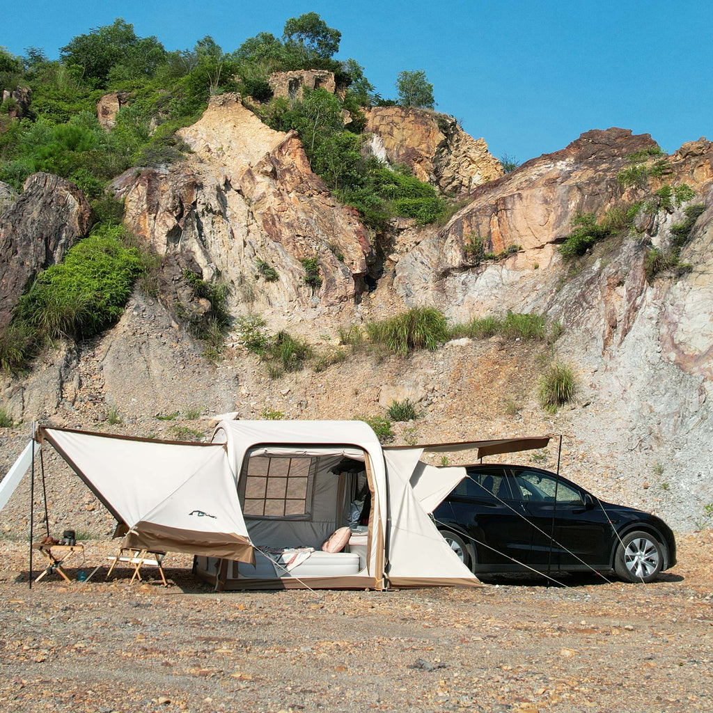 MKCAMP 3rd Gen Upgraded Oxford SUV  Electric Car  Model X/Y/3/S Tent Car Back Camping Tent